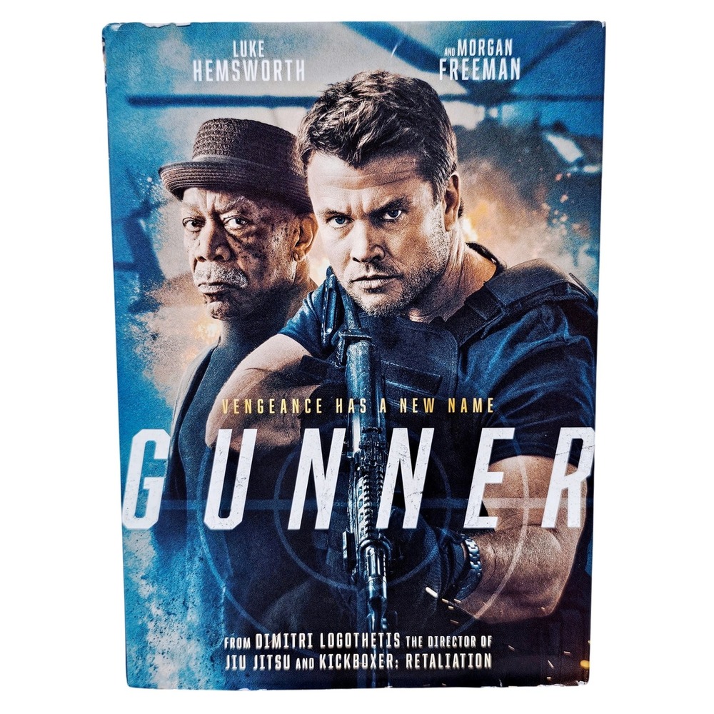 Gunner DVD 2024 Luke Hemsworth Morgan Freeman‎ Action Thriller Movie